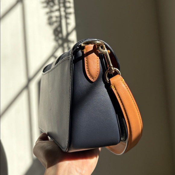 Coach Georgie Shoulder Bag | Chambray Denim (C4064) | Crossbody Strap | LIKE NEW - Picture 6 of 15